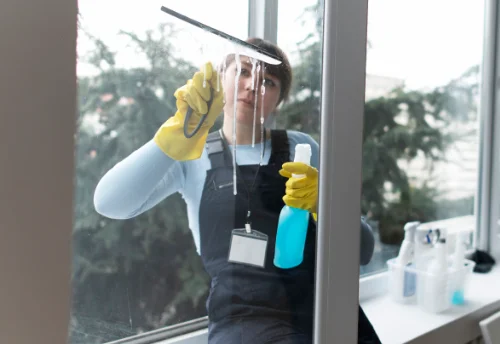 Nettoyage de vitres intérieures et extérieures aux Martys